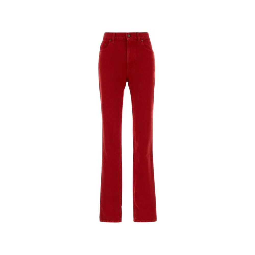 Chloé Red Trousers - Slim-Fit Trousers Women